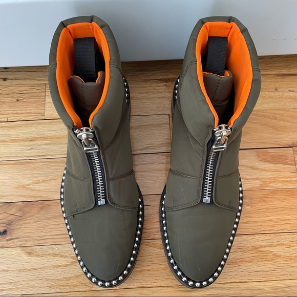 Alexander Wang Nylon Zipper Boots Size 39.5 - Picture 5 of 9